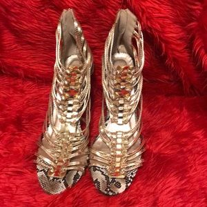 Bebe Gladiator High Heel Shoe